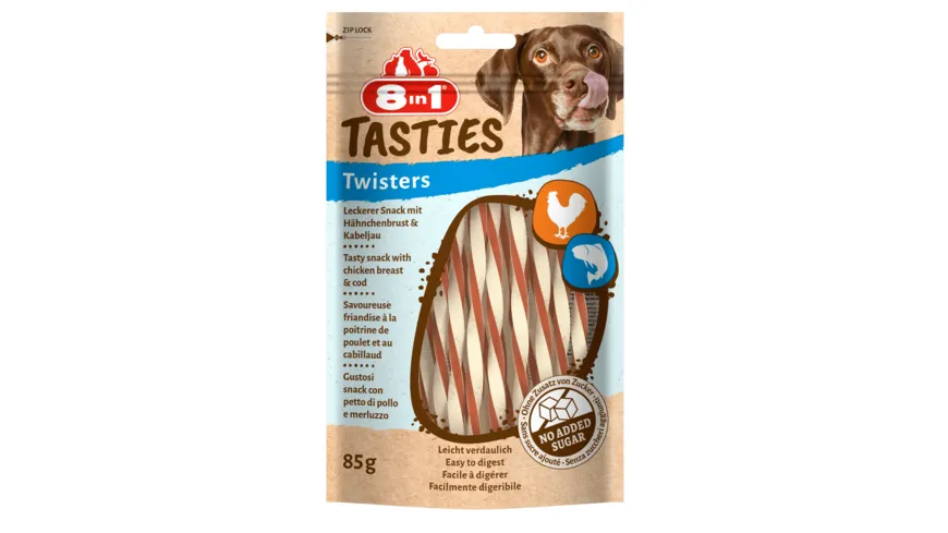 8in1 Tasties Twisters Hundesnack