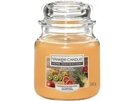 Yankee Candle Home Inspiration Mittelgrosse Kerze im Glas Exotic Fruits