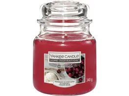 Yankee Candle Home Inspiration Mittelgrosse Kerze im Glas Cherry Vanilla