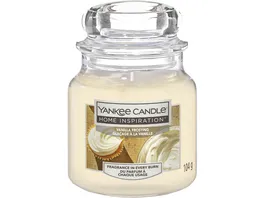 Yankee Candle Home Inspiration Kleine Kerze im Glas Vanilla Frosting