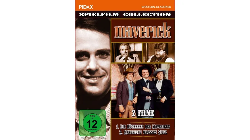 Maverick - Spielfilm Collection / Zwei Fortsetzungen der bekannten TV-Serie mit James Garner in Spielfilmlänge (Pidax Western-Klassiker)
