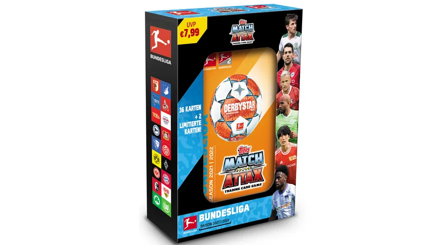 Topps - Bundesliga Match Attax Trading Card Game - 2021/2022 Pocket-Tin