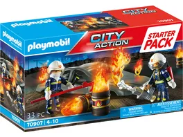PLAYMOBIL 70907 City Action Starter Pack Feuerwehruebung