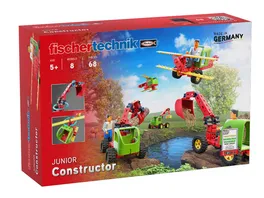 fischertechnik JUNIOR Constructor Baustellen Spielzeug ab 5 Jahren
