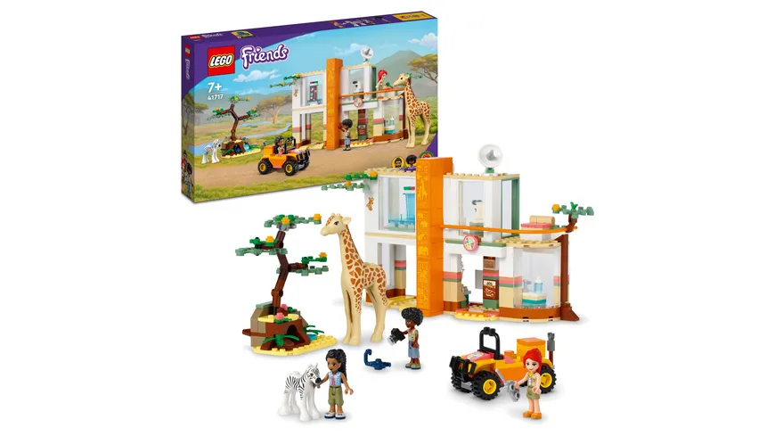 LEGO Friends 41717 Mias Tierrettungsmission Spielzeug-Set mit Tierfiguren