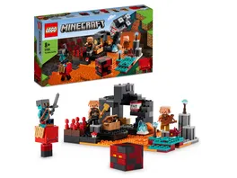 LEGO Minecraft 21185 Die Netherbastion Action Spielzeug Set mit Figuren