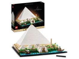 LEGO Architecture 21058 Cheops Pyramide Modellbausatz fuer Erwachsene