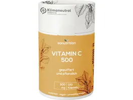 sanutrition Kapseln Vitamin C 500 Gepuffert Pflanzlich