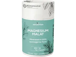 sanutrition Kapseln Magnesium Malat Mineralsalz