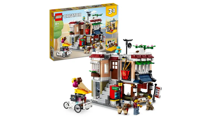 LEGO Creator 31131 3in1 Nudelladen modulares Konstruktionsspielzeug
