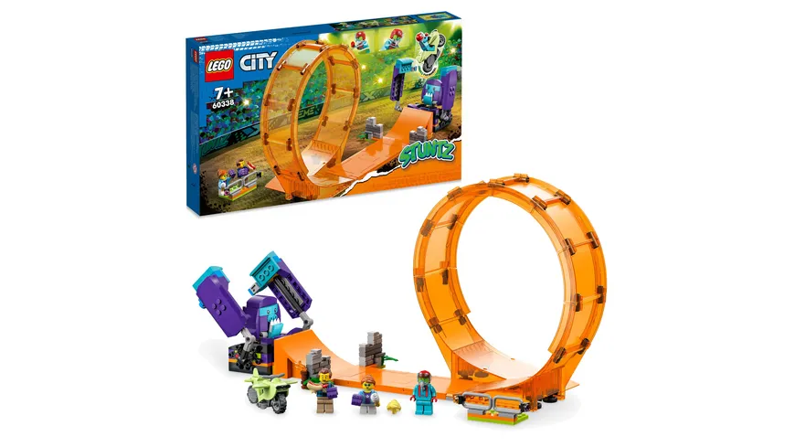 LEGO City Stuntz 60338 Schimpansen-Stuntlooping Action-Spielzeug