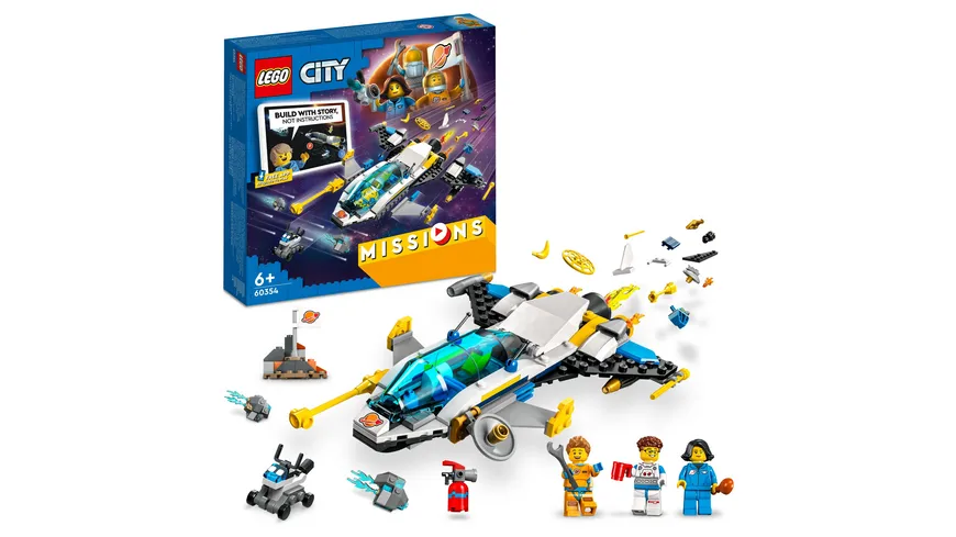 LEGO City 60354 Erkundungsmissionen im Weltraum interaktives Spielset