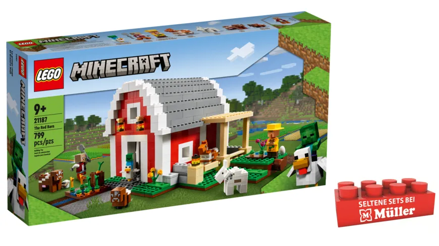 LEGO 21187 Die rote Scheune Spielzeug-Bauernhof mit Tieren online bestellen | MÜLLER