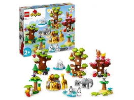 LEGO DUPLO 10975 Wilde Tiere der Welt Spielzeug fuer Kleinkinder