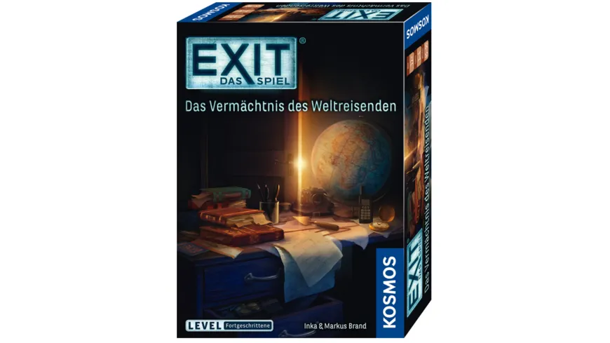 KOSMOS - EXIT® - Das Spiel: Das Vermächtnis des Weltreisenden, Level: Fortgeschrittene