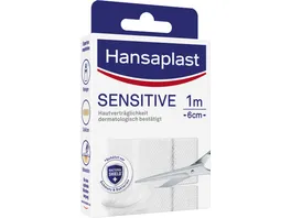 Hansaplast Verbandsmaterial Sensitive 1mx6cm 10St