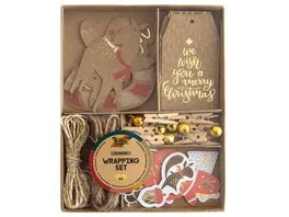 folia Verpackungs Set Merry Christmas 44teilig