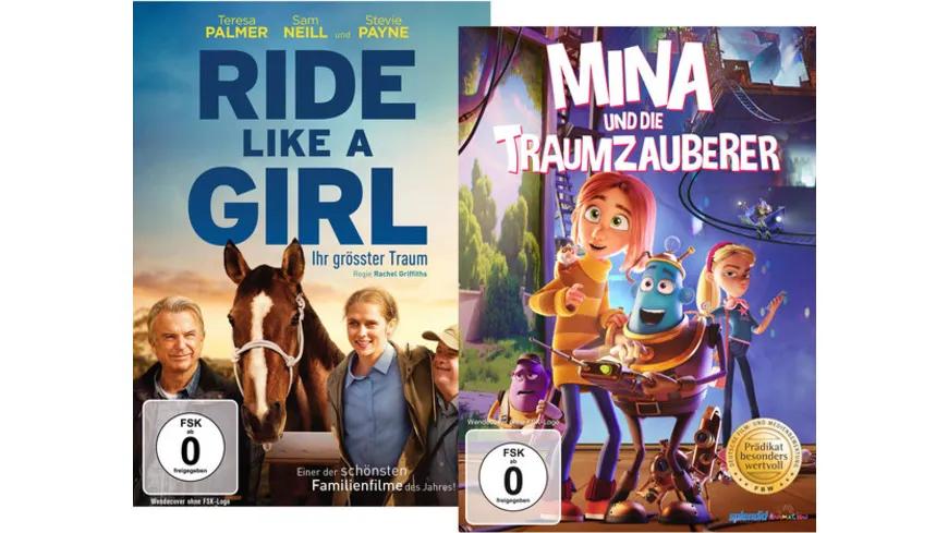 Bundle: Mina und Die Traumzauberer / Ride Like A Girl LTD.  [2 DVDs]