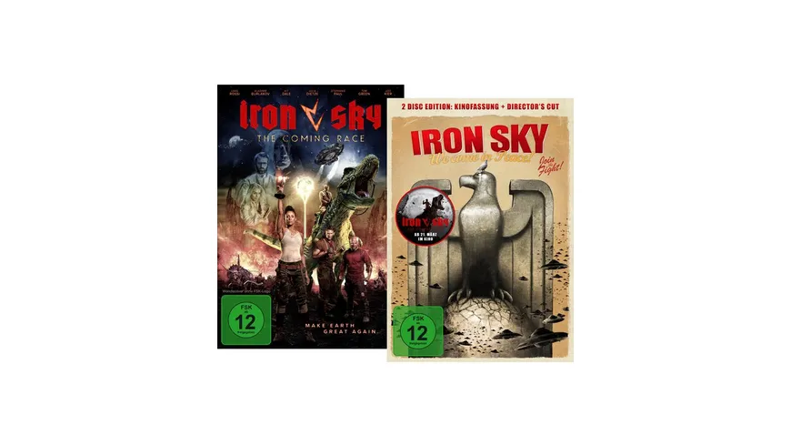 Bundle: Iron Sky:The Coming Race / Iron Sky:Wir kommen In Frieden LTD.  [2 DVDs]