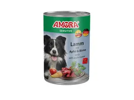 AMORA Sensitive Hundenassfutter Lamm Apfel