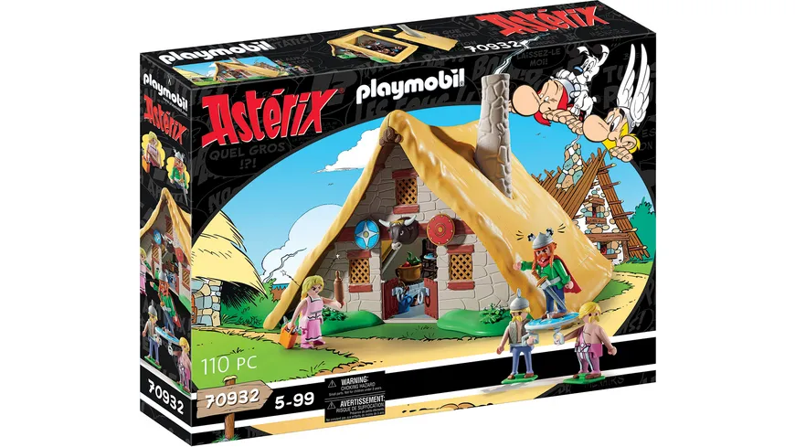 PLAYMOBIL 70932 - Asterix: Hütte des Majestix