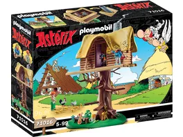 PLAYMOBIL 71016 Asterix Troubadix mit Baumhaus