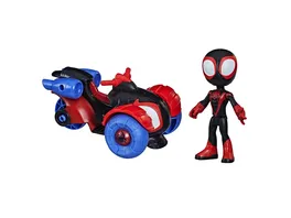 Hasbro Marvel Spidey and His Amazing Friends Miles Morales Techno Racer