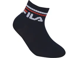 FILA Kinder Kurzsocken Quarter 3er Pack