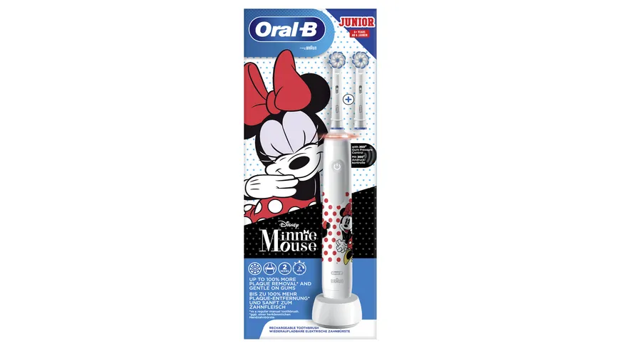 Oral-B Elektrische Zahnbürste Junior Minnie Mouse