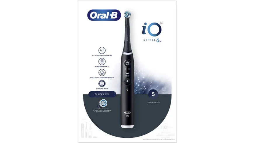 Oral-B Elektrische Zahnbürste iO Series 6 Black Lava