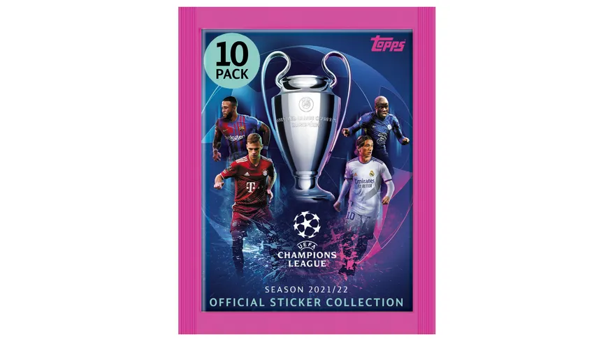 Topps - UEFA Champions League 2021/2022 Sticker - Tüte
