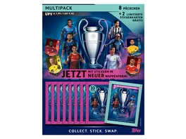 Topps UEFA Champions League 2021 2022 Sticker Multipack