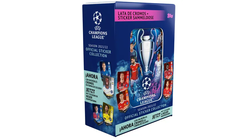 Topps - UEFA Champions League 2021/2022 Sticker - Sammeldose