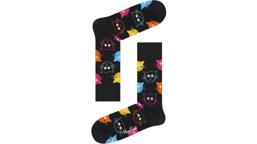 Happy Socks Unisex Socken Cat