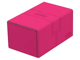Ultimate Guard Twin Flip n Tray Deck Case 160 Standardgroesse XenoSkin Pink Kartenboxen Ultimate Guard