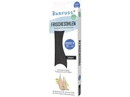 BARFUSS Frischesohlen Groesse 39 41 Schwarz