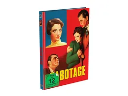 Alfred Hitchcock s SABOTAGE 2 Disc Mediabook Cover C Blu ray DVD Limited 250 Edition