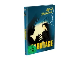 Alfred Hitchcock s SABOTAGE 2 Disc Mediabook Cover D Blu ray DVD Limited 250 Edition