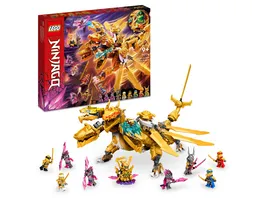 LEGO NINJAGO 71774 Lloyds Ultragolddrache Set mit Drachen Figur