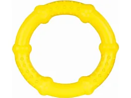 Trixie Naturgummi Ring schwimmfaehig 16 cm Hunde Spielzeug