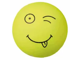 Trixie Moosgummi Smiley Ball 6 cm Hunde Spielzeug