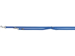 Trixie Verlaengerungs Leine Premium blau M L 2 Meter 20 mm Hunde Zubehoer