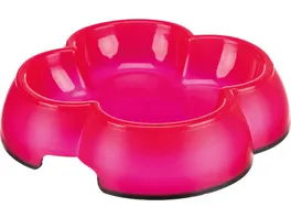 Trixie Kunststoffnapf rutschfest farbig transparent 0 25 Liter 14 cm Hunde Zubehoer
