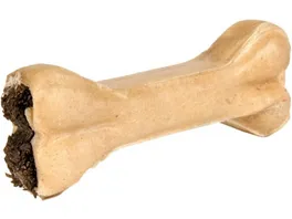 Trixie Kauknochen mit gruenen Pansen gefuellt 10 cm 2 x 35 g Kauspass fuer Hunde