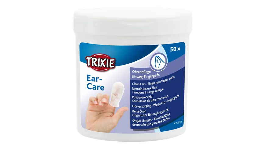 Trixie Hunde Pflege-Fingerlinge für die Ohren