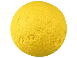 Trixie Naturgummi Spielball mit Squeaker 9 cm Hunde Spielzeug