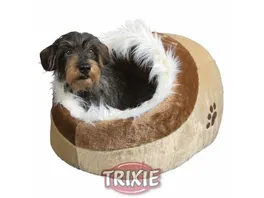 Trixie Kuschelhoehle Minou beige 41 x 30 50 cm Hunde Ruheplatz