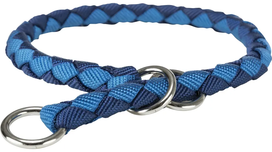 Trixie Cavo Zug-Stopp-Halsband indigo/royalblau S-M 35-41 cm/ø 12 mm Hundezubehör