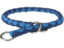 Trixie Cavo Zug Stopp Halsband indigo royalblau S M 35 41 cm 12 mm Hundezubehoer