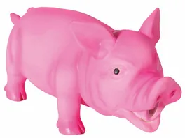 Trixie Latex Schwein mit Original Tierstimme 23 cm Hunde Spielzeug